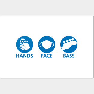 Hands Face Bass Posters and Art